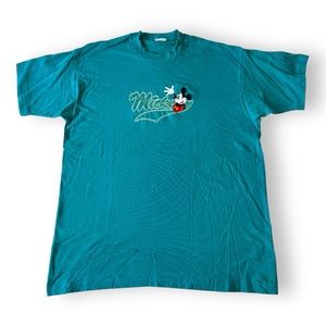 Vintage 90's embroidered Mickey T-shirt